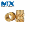Brass Heat Staking Ultrasonic Threaded Plastic Fastener Insert Nuts