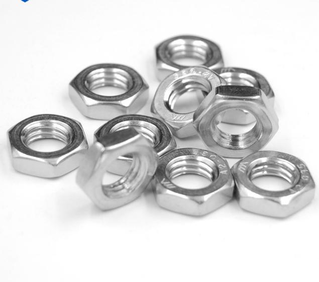 Stainless Steel Hex Thin Nuts Inch Series