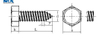 Hex Lag Screws Inch Series