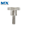 DIN464 Flat Pingpong Screw Star Head Knurled Wing Head Aluminium Thumb Screws