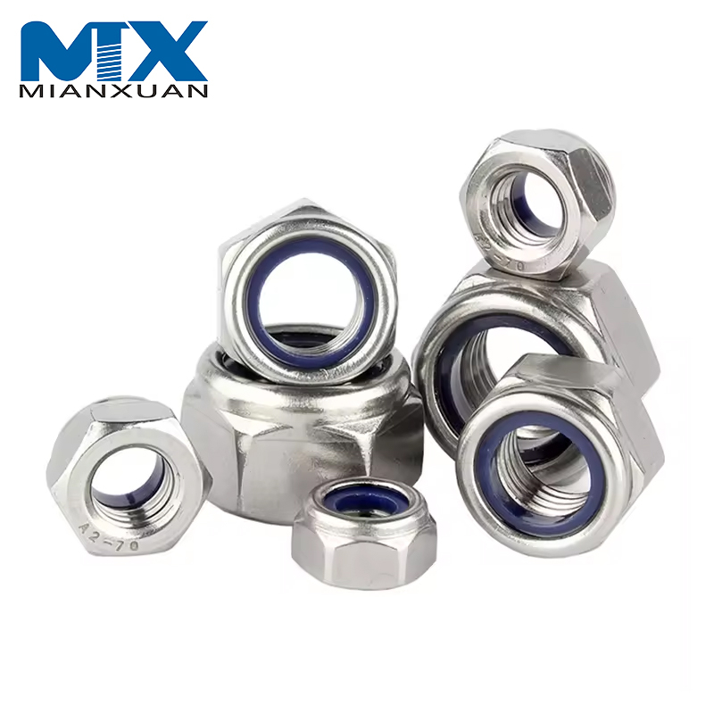 Wholesales Price DIN 985 982 Stainless Steel Hex Nylon Lock Nut