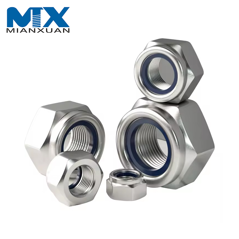 Wholesales Price DIN 985 982 Stainless Steel Hex Nylon Lock Nut