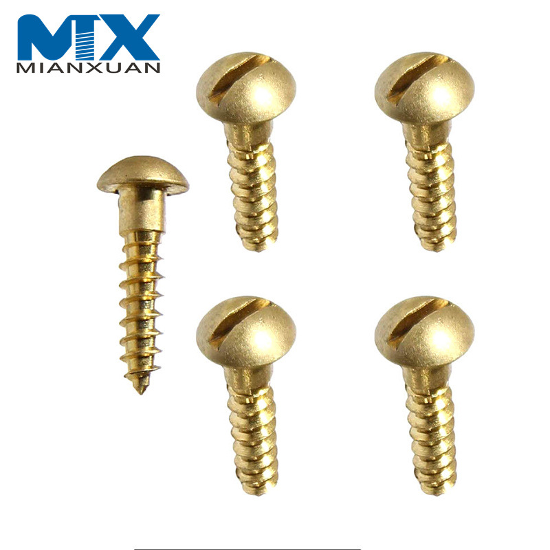 DIN 96 Slotted Round Head Wood Screw Making Machine with High Quality