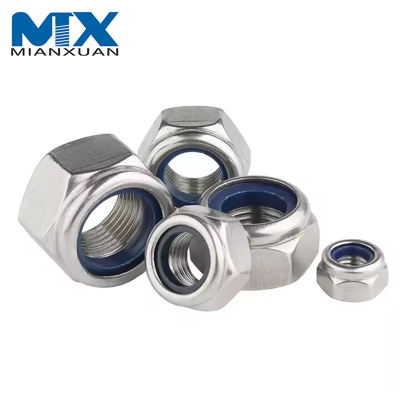 Wholesales Price DIN 985 982 Stainless Steel Hex Nylon Lock Nut